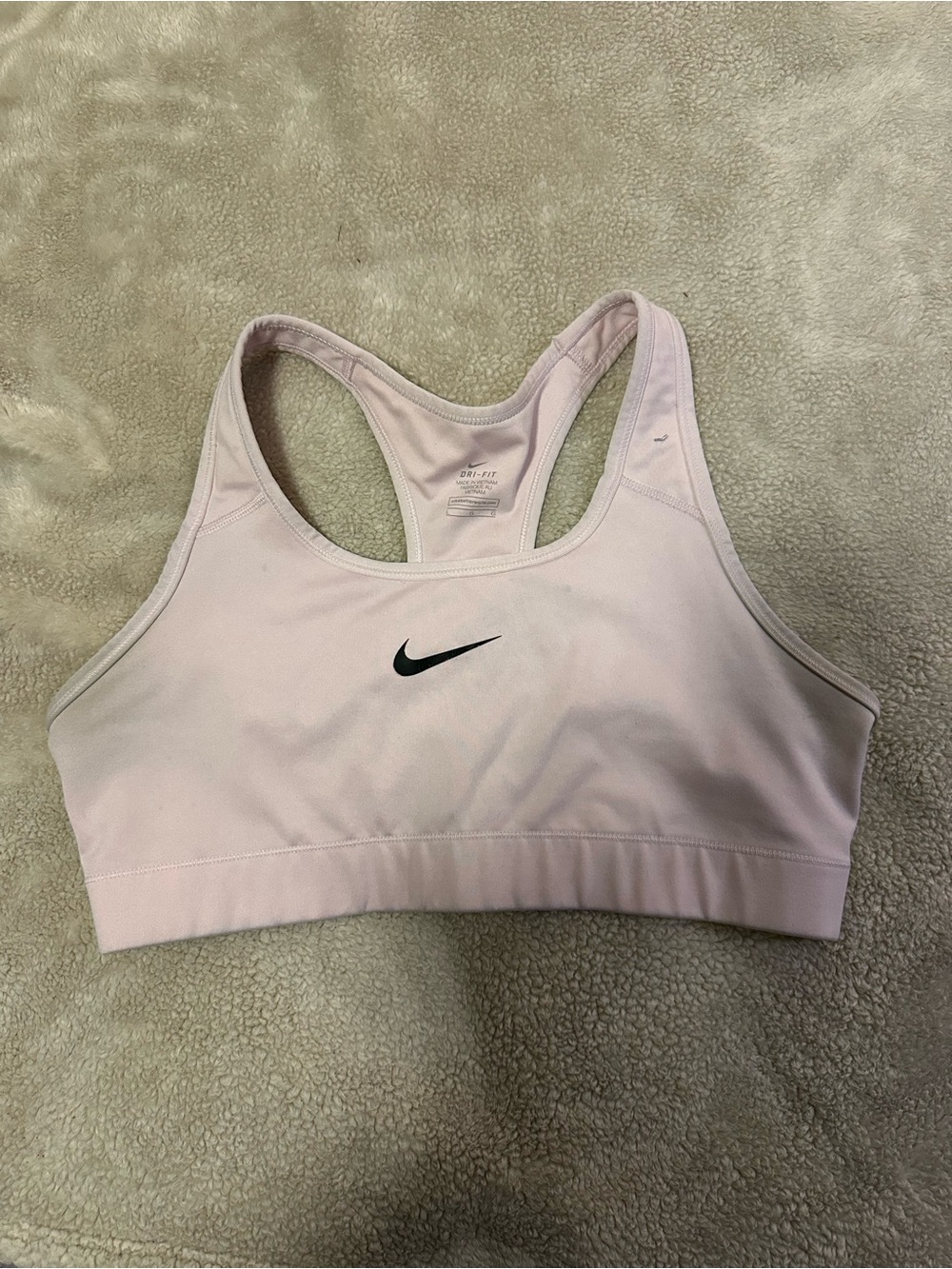 Nike Pink Racerback Dri-FIT Sports Bra